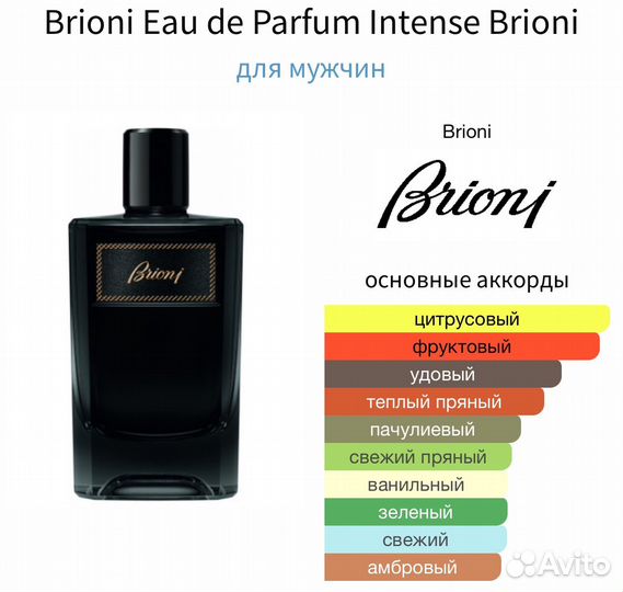 Brioni eau de parfum intense