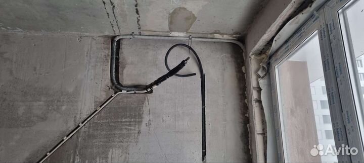 Закладка трассы под кондиционер