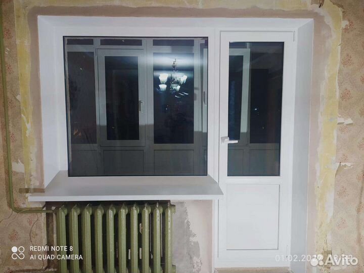 Балконная дверь пвх с окном