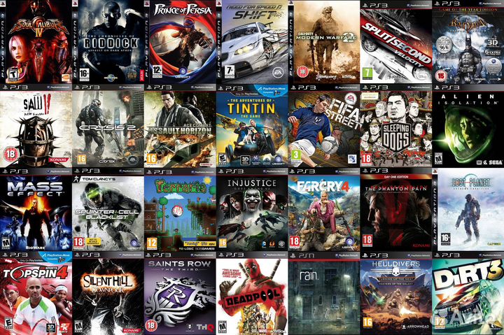 155 топовых игр PS3