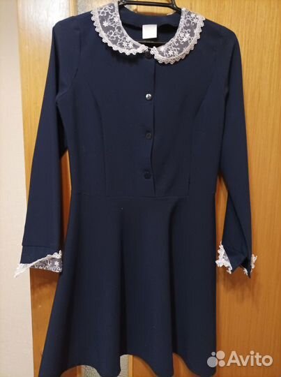 Школьная форма (платье). р. 158