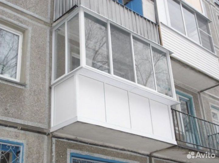 Остекление балконов и лоджий KBE