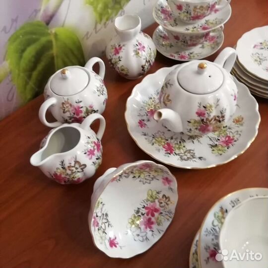 Чайный сервиз лфз СССР, кофейный сервиз