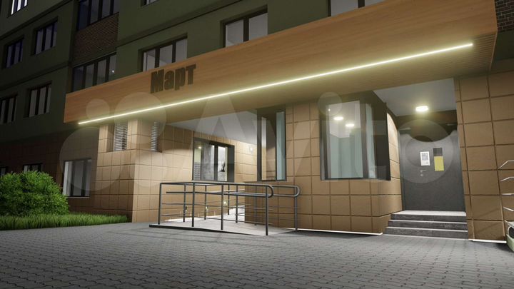 1-к. квартира, 44,2 м², 13/18 эт.