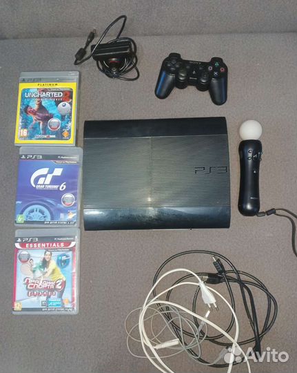 Игровая приставка ps3 super slim