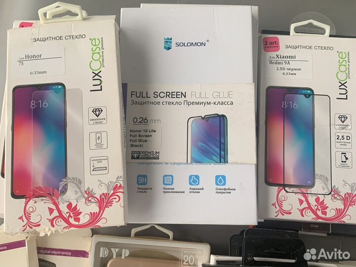 Защитные стекла и чехлы на старые модели