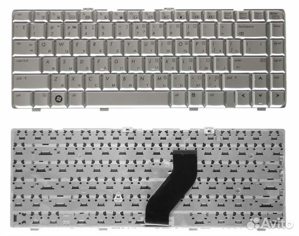 Клавиатура HP Pavilion DV6000 серебристая
