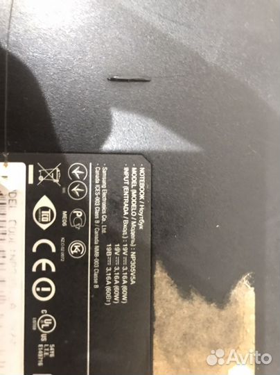 Ноутбук samsung NP305V5A на запчасти