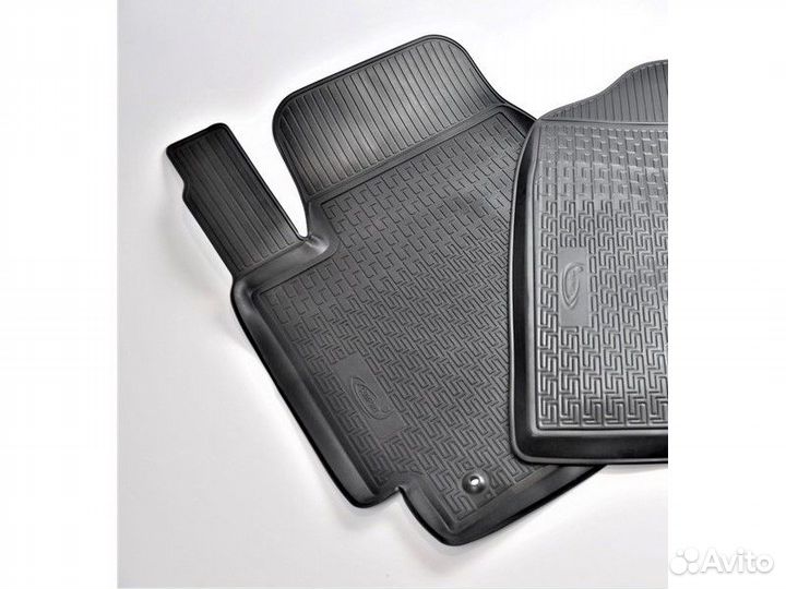 Водительский коврик 1шт с крепежом Hyundai Solaris