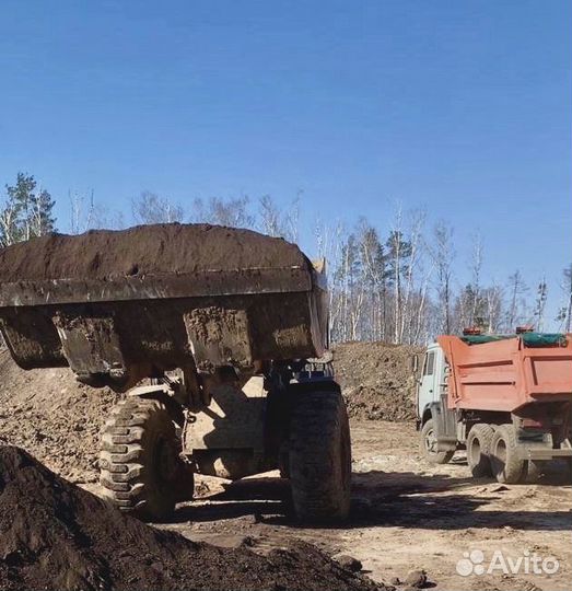 Чернозем Грунт Навоз Смесь Торф от 5м3