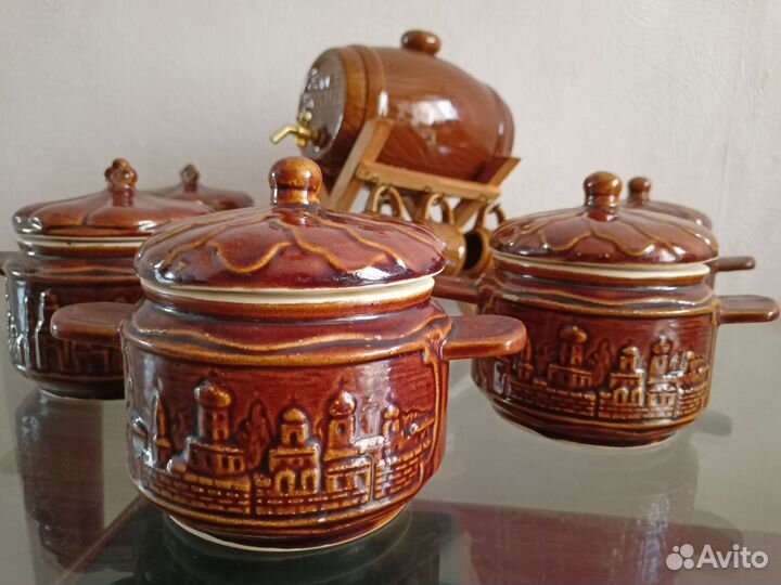 Глиняный горшок для запекания