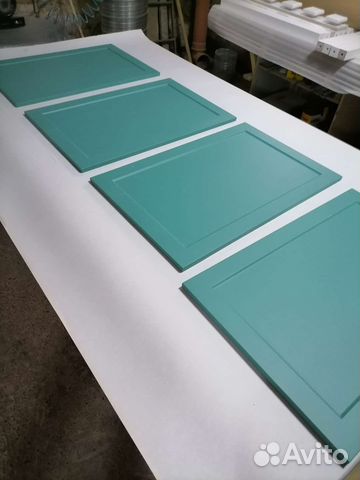 Кухонные фасады в эмали, шкафы, гардеробные