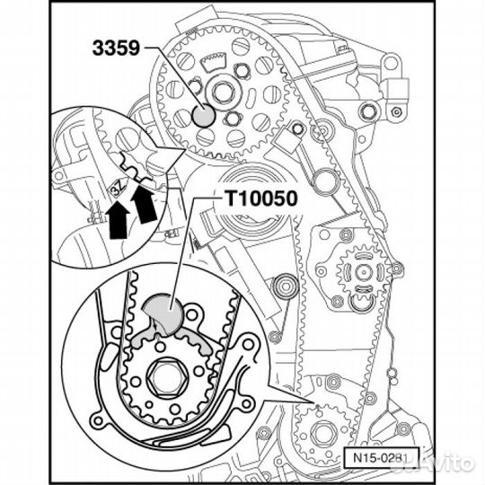 Набор фиксаторов грм VAG 1.2/1.4/1.6/1.9/2.0 TDI