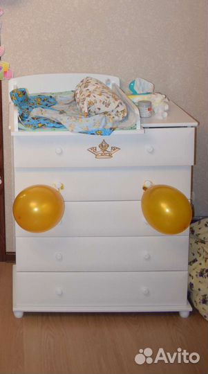 Кроватка корона Лель+комод Лель