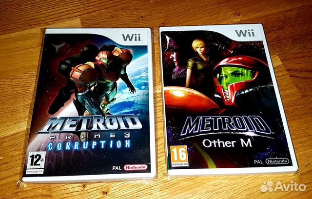 Metroid Prime 3 Corruption + Metroid Other M Wii