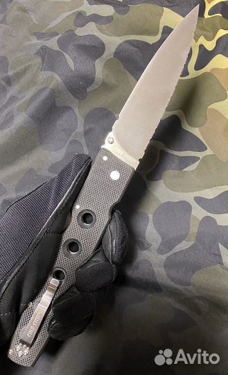 Складной нож Cold Steel Hold Out I serrated