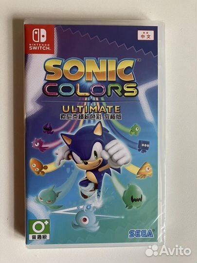 Nintendo Sonic Colors (новый, англ.)