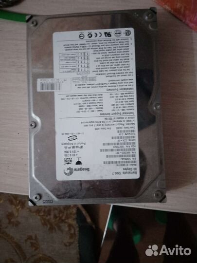 Жесткий диск 80 гб старый