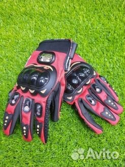 Перчатки мото pro-biker mcs-01c красные