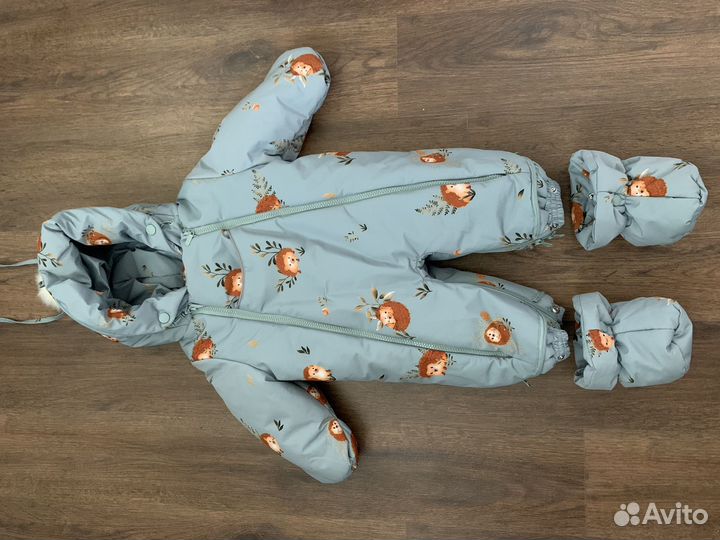 Комбинезон утепленный осень/зима р.62-68