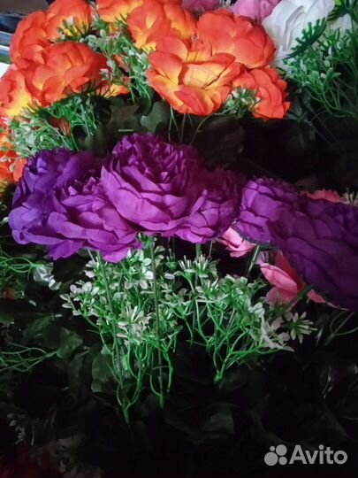 Искусственные цветы букеты