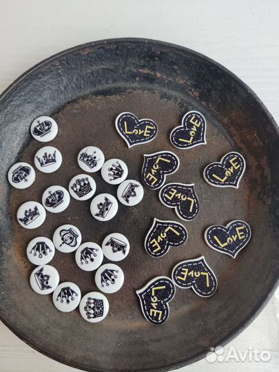 Наборы пуговиц фурнитуры из натуральных материалов