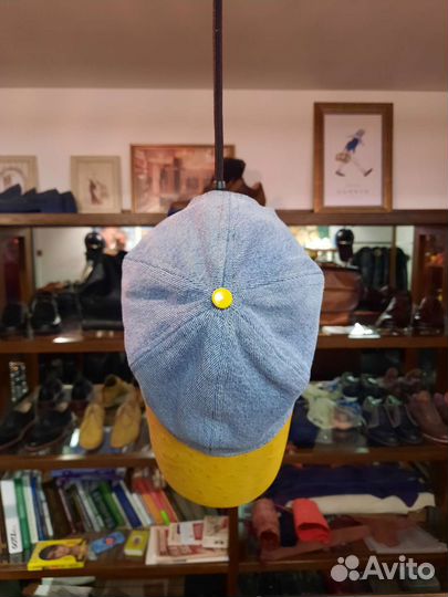 Кепки бейсболки с кожаным козырьком ручная работа