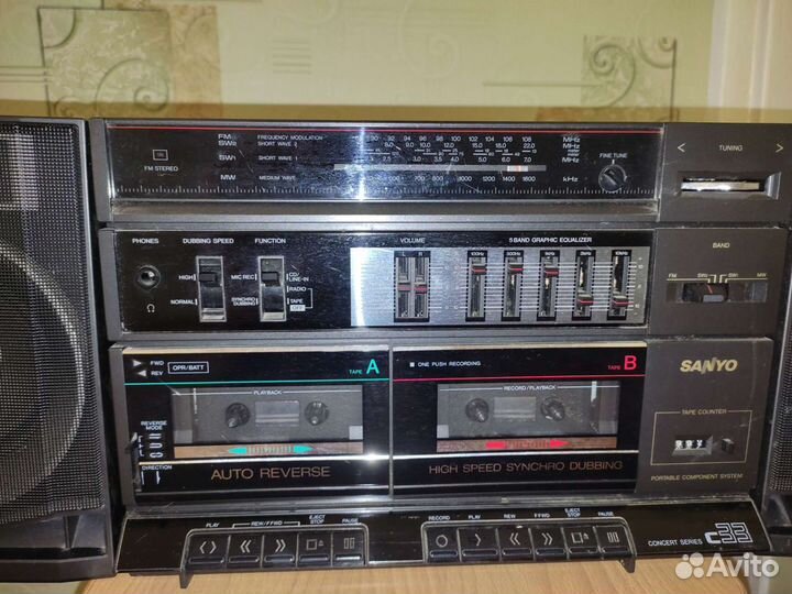 Магнитола sanyo c-33k