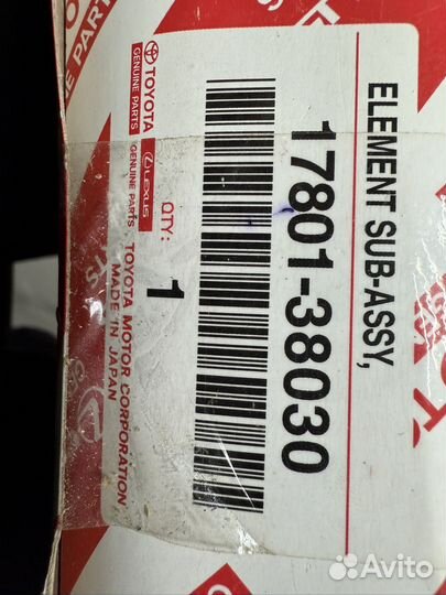 Фильтр воздушный на Toyot