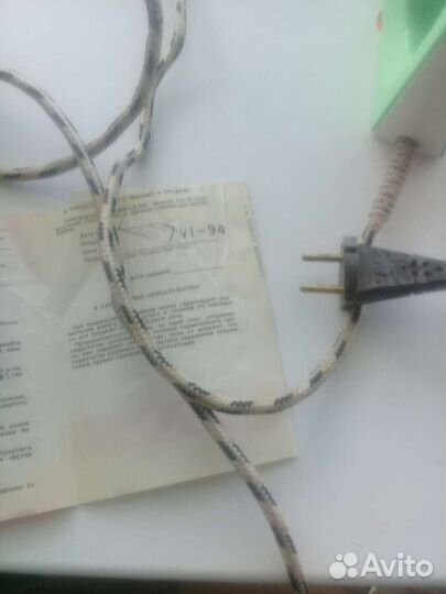 Утюг советский