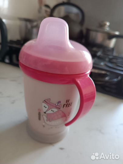 Поильник непроливайка новый с 6 мес