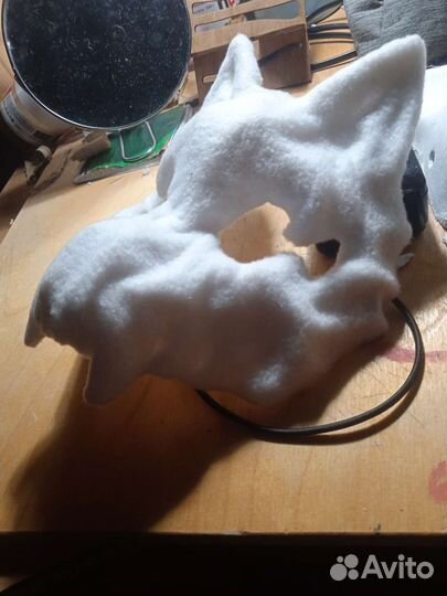 Маска череп волка