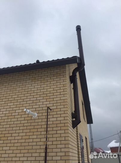 Монтаж вентиляции и дымоходов + акт