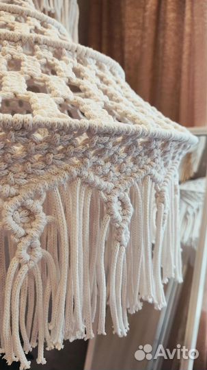 Абажур макраме