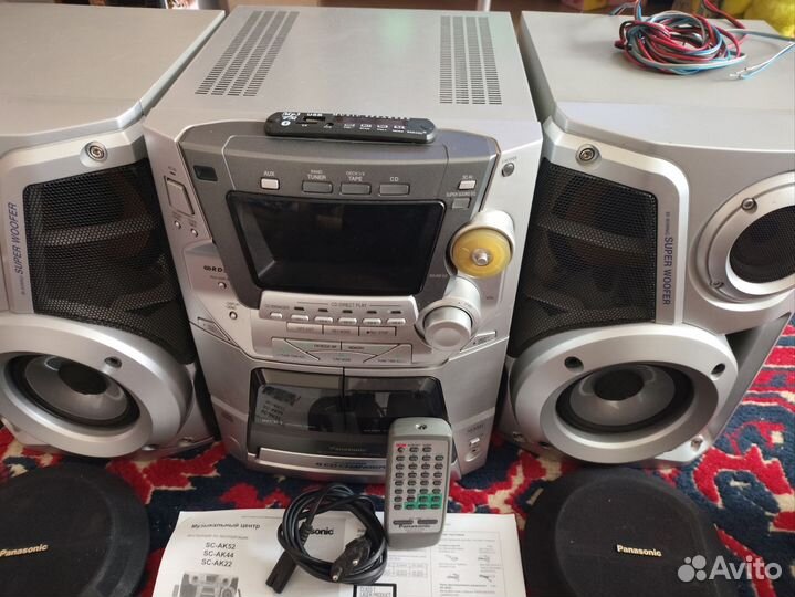 Музыкальный центр panasonic sa-ak 52