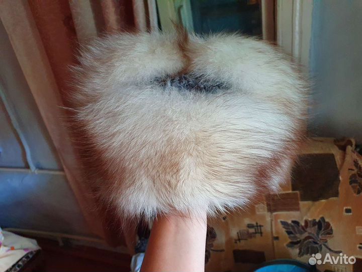 Шапка женская из песца