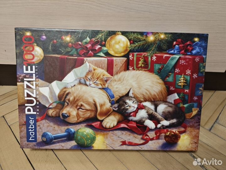 Пазлы новогодние 1000 деталей