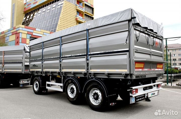 Прицеп зерновоз FOX Trailer Зерновоз-бортовой 3 оси, 2024