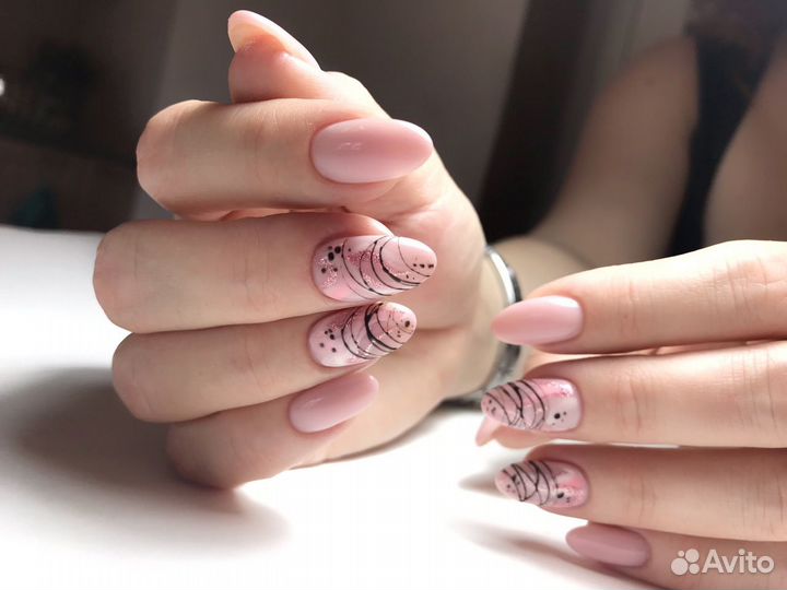 Идеальный маникюр, укрепление ногтей гелем