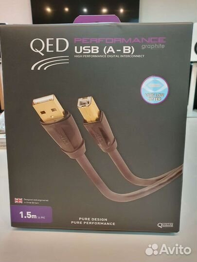 QED Performance USB A-B Graphite 1,5 m