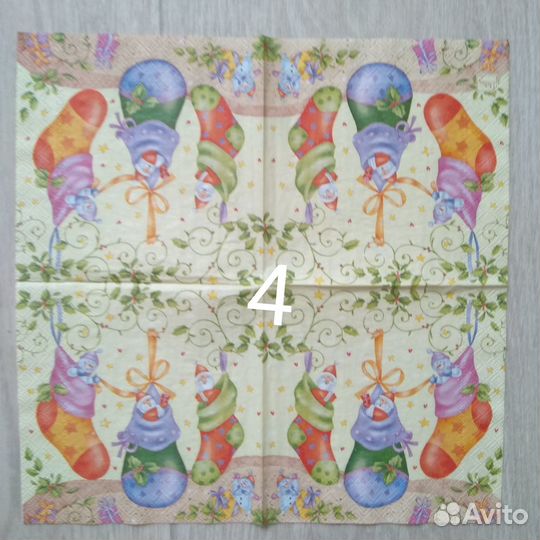 Салфетки для декупажа. Новогодние