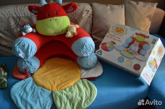 Развивающий коврик Elc, веселая корова