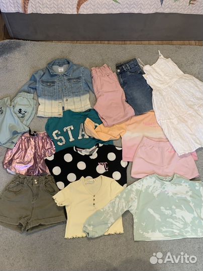 Огромный пакет фирменых вещей 146-152