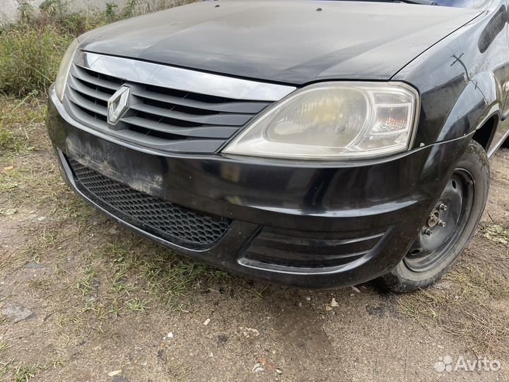 Рено логан бампер передний