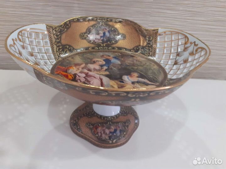 Вазы для фруктов и цветов коллекционные фарфор