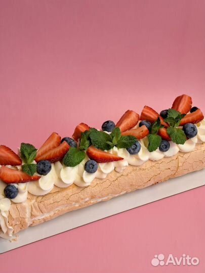 Меренговый рулет