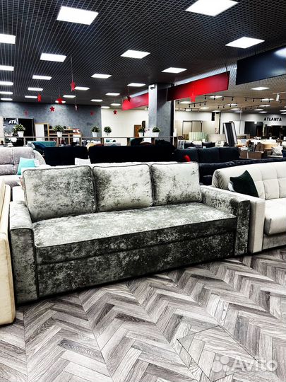 Прямые диваны новые: есть рассрочка