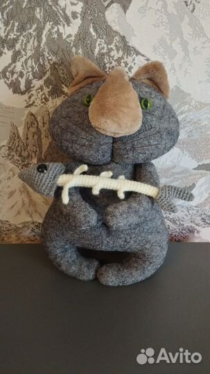 Кот ручной работы