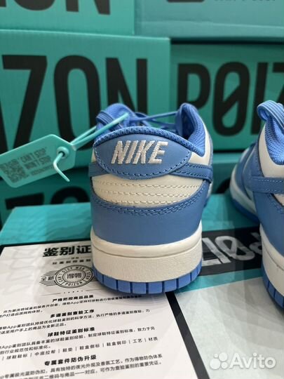 Кроссовки Nike Dunk Low UNC Оригинал Poizon