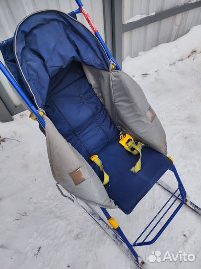 Коляска санки